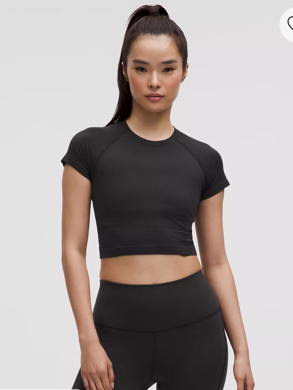 50. lululemon Swiftly Tech Cropped 2.0